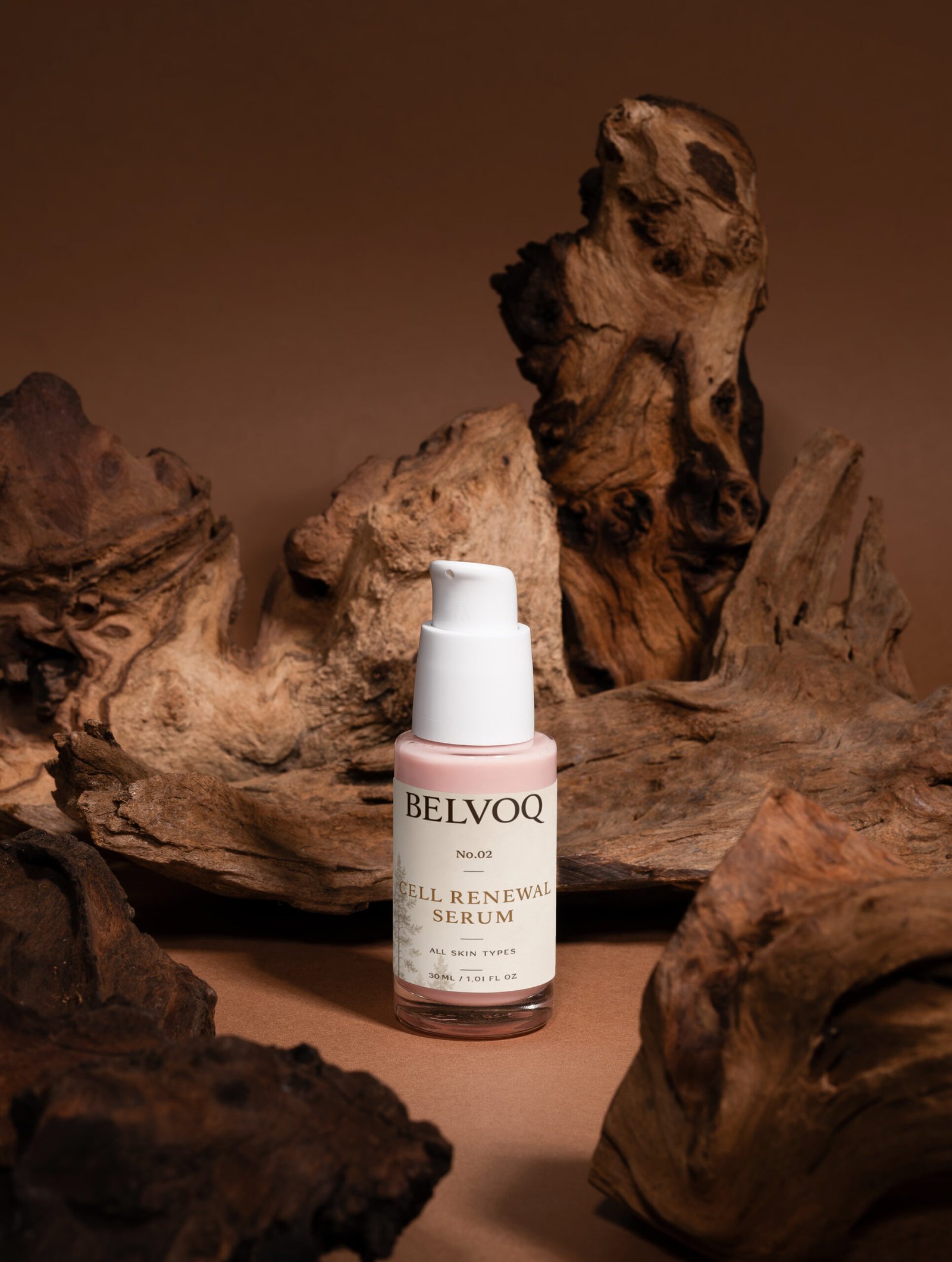 Belvoq No. 02, brown wood